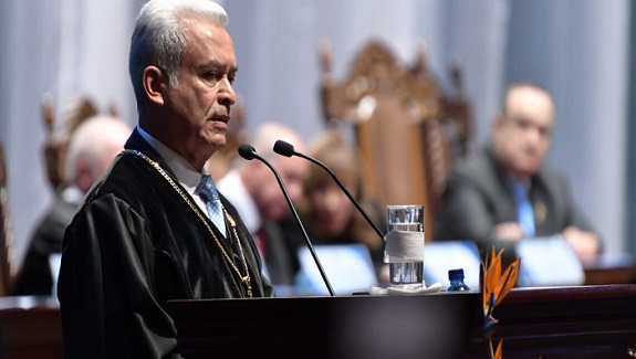 Pérez destacó que vuelve a tener el honor de ejercer la presidencia de la Corte de Constitucionalidad con eficiencia y responsabilidad.