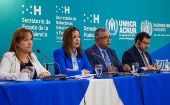 "Estamos aquí en Honduras como sede global del 25 aniversario de los Principios Rectores para el Desplazamiento Interno", destacó Roque.