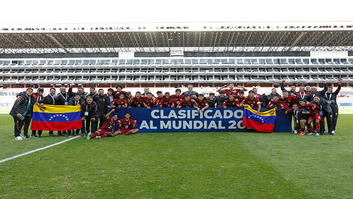 La selección venezolana se clasificó al Mundial Sub 17 tras lograr el cuarto puesto en el campeonato sudamericano.