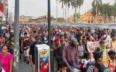 La caravana llamada “Viacrucis del migrante” pretende llegar a la Ciudad de México en 10 días