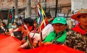 Continúa la convocatoria de los guardias indígenas del Cauca por la construcción de una agenda de paz desde los territorios donde están las víctimas del conflicto armado. 