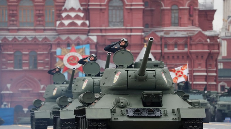 Está previsto que en la celebración este 9 de mayo del 2023 en Moscú (capital) se utilicen 125 unidades de varios tipos de armas y equipos.