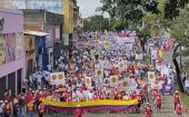 Sí, la gran marcha de este lunes, que tuvo una extensión de más de quince cuadras, fue una expresión de apoyo masivo del pueblo a las reformas sociales que impulsa el gobierno del presidente Gustavo Petro.
