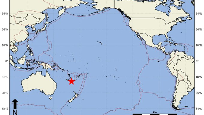 La Oficina de Meteorología de Australia informó que no había amenaza de tsunami tras el sismo.