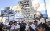 Los plenarios han sido parte de la movilización de sectores populares contra la proscripción a Cristina Fernández.