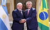 En abril pasado, Alberto Fernández y Lula da Silva  comunicaron el regreso de sus países a Unasur.