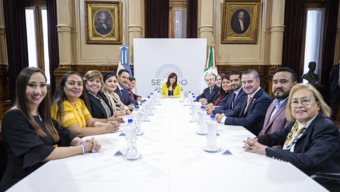 Cristina Fernández de Kirchner resaltó que “Argentina y México tienen una larga tradición de hermandad institucional, política y diplomática