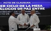 En Cuba, los representantes del Gobierno de Colombia y del ELN realizaron el tercer ciclo de la mesa de diálogos de paz.