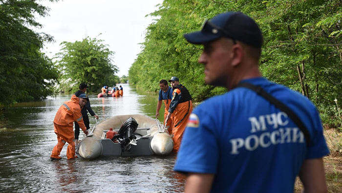 El gobernador interino de Jersón, señaló que las labores de rescate continúan en curso a pesar de los ataques desde Ucrania.