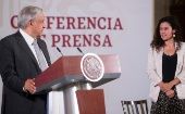 López Obrador apuntó que Alcalde “es abogada, ya fue legisladora, muy buen trabajo en la secretaría de Trabajo”.