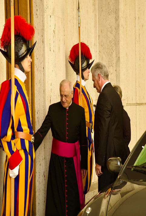 Esta será la primera reunión de Miguel Díaz-Canel con el papa Francisco en calidad de presidente.
