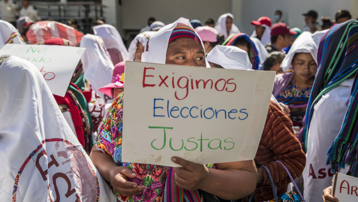Guatemala llega a estas elecciones en medio de dudas y desconfianza, con denuncias de fraude tras la exclusión de varias fuerzas políticas.