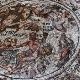 View of the Roman-era mosaic found in Rastan, Syria, 2023.