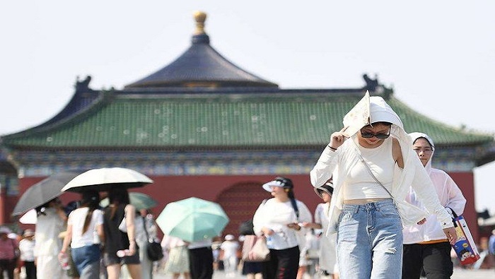 La estación meteorológica de Beijing emitió la alerta roja a las 07H00 (hora local).