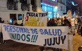 Los trabajadores sanitarios denunciaron que el Gobierno de Gerardo Morales está desmantelando la red pública de salud.