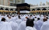 Fieles musulmanes realizan gran peregrinación a la Meca