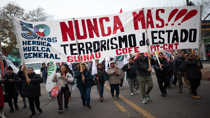 Conmemoran primera huelga general contra golpe de Estado en Uruguay