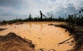 El pasado 20 de junio se presenciaron dragas de minería ilegal en la cuenca del río Cenepa, en Amazonas.