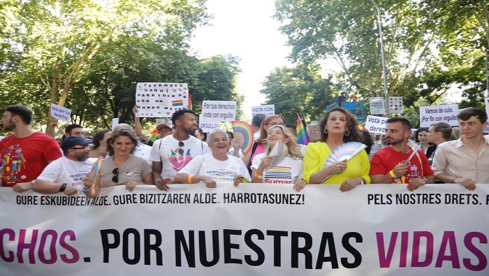 Ante el contexto político que vive la Unión Europea, los activistas españoles consideran necesario celebrar y defender los derechos.