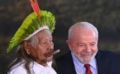 Lula defendió la dignidad de las casi 30 millones de personas que viven en la Amazonía, principalmente, indígenas, pescadores y pueblos ribereños.