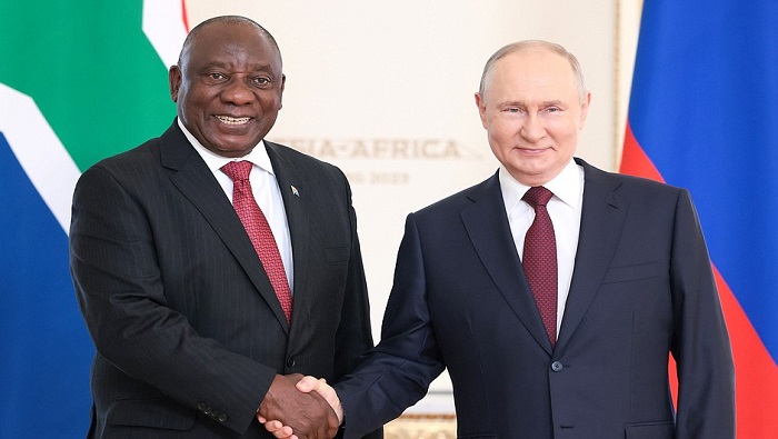 Putin y Ramaphosa destacaron el excelente nivel de las relaciones entre sus países.