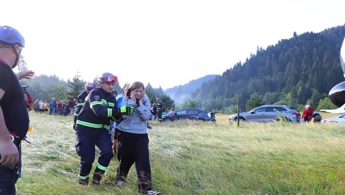 Los servicios de emergencia de Georgia han informado que han logrado evacuar a 200 personas de la zona del desastre.