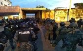 Las intervenciones de la Policía y de las Fuerzas Armadas en el complejo carcelario de Guayaquil se centraron en la prisión de mujeres y en la cárcel de Guayas.