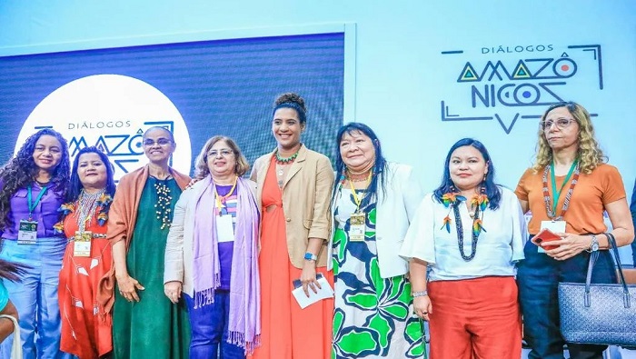 Líder indígena brasileña, Joenia Wapichana, enfatizó en la importancia de reconocer la contribución de las mujeres en el cuidado de la Amazonía.