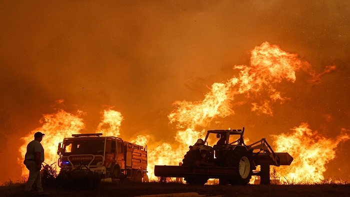 Portugal registra además del incendio en Odemira otro en el distrito de Leiria.
