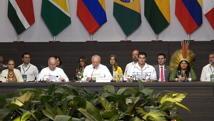 Lula destacó que la declaración de la Cumbre Amazónica reúne iniciativas muy concretas para enfrentar desafíos regionales como la deforestación.