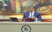 El presidente Nicolás Maduro se refirió al intento de magnicidio en Venezuela contra su persona, ocurrido el 4 de agosto de 2018.
