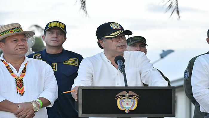 El presidente Gustavo Petro anunció una serie de medidas de seguridad para frenar la violencia en la zona del Cauca. 