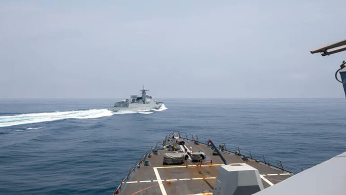El Comando del Teatro Oriental de Operaciones del Ejército de China señaló que los ejercicios están orientados a entrenar la coordinación de buques y aviones militares.