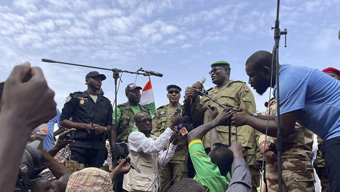 El líder de la junta militar de Níger señaló que nadie en su país quiere una guerra.