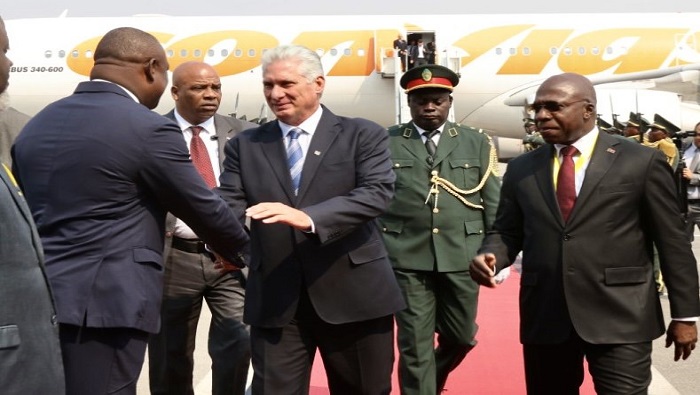 Esta es la primera visita que realiza Miguel Díaz- Canel Bermúdez a Angola como presidente cubano.