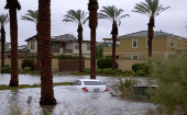 Aunque Hilary llegó a California debilitada como tormenta tropical, los registros muestran la caída de más de la mitad del promedio de lluvia anual en algunas áreas.