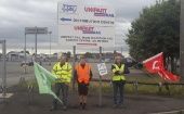 Los miembros de RMT que trabajan para Unipart Rail en Crewe están declarando una huelga hoy en una lucha por la justicia salarial