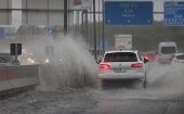 Las intensas lluvias en gran parte del territorio español, provocaron cortes de carretera, suspensión del servicio de trenes e inundaciones.