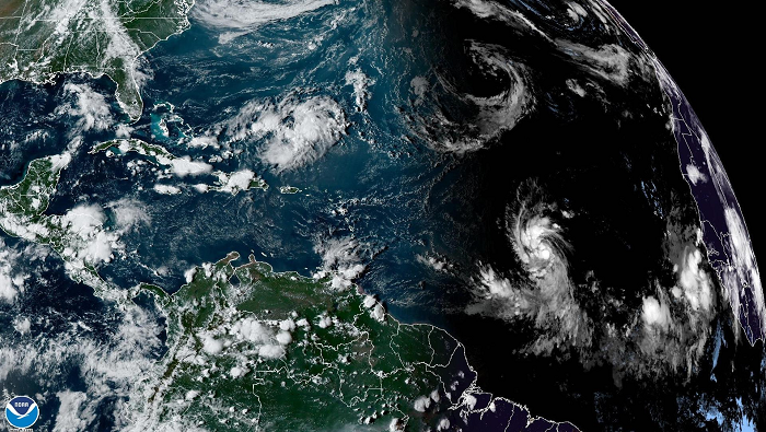 La tormenta tropical posee vientos máximos sostenidos de 75 kilómetros por hora (km/h) y esperan que se intensifique a un huracán 