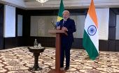 El líder del Partido de los Trabajadores de Brasil hizo las declaraciones desde Nueva Delhi, la India.