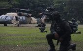 El Ejército colombiano comunicó que continúan las operaciones en la zona para dar con los responsables del ataque donde fallecieron cuatro militares.