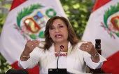 La presidenta peruana a negado su responsabilidad en la represión a las manifestaciones que se sucedieron tras el golpe de Estado a Pedro Castillo.