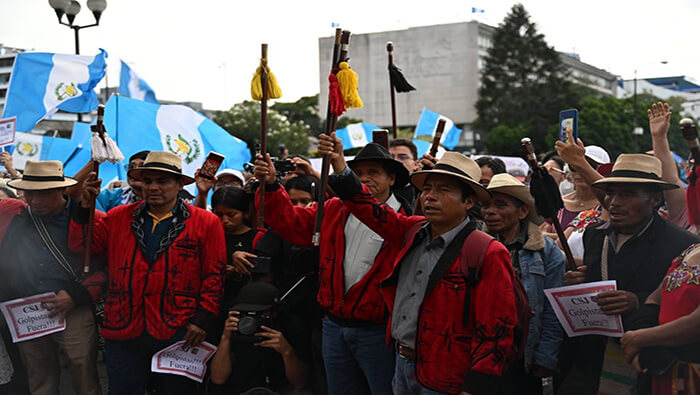 Los convocantes al paro nacional indefinido y protestas invitaron a la población a unirse a las acciones de calle contra la fiscal general, Consuelo Porras.