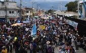 A pesar de la represión policial, los organizadores de las protestas indicaron que se mantendrán en las calles hasta lograr la renuncia de la fiscal general Consuelo Porras.