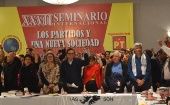 El seminario, organizado por el Partido del Trabajo de México desde hace 27 años, inició el pasado día 5 y concluyó este domingo.