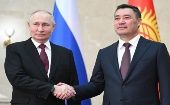Putin y Zhapárov analizaron varios asuntos regionales y globales, y apreciaron que las dos naciones tienen posiciones cercanas y coincidentes.