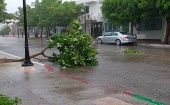 La tormenta Norma generó lluvias torrenciales en el municipio de La Paz.