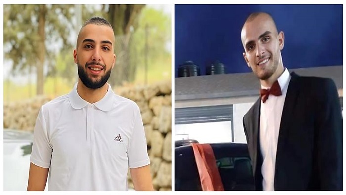 Mahmoud Saif Nakhleh, de 20 años, y Mohammad Nidal Ilian, de 22, perdieron la vida  este lunes.