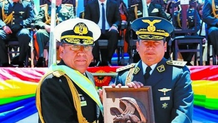 El general Gonzalo Terceros (izquierda) y el almirante Palmiro Jarjury llegaron a un acuerdo con la Fiscalía en busca de un juicio abreviado y de una pena de prisión menor.