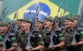 El ministro de Justicia, Flávio Dino, declaró que se desplegarán un total de 3.700 militares, de ellos 2.000 serán del Ejército, otros 1.100 de la Marina y 600 de la Fuerza Aérea. 